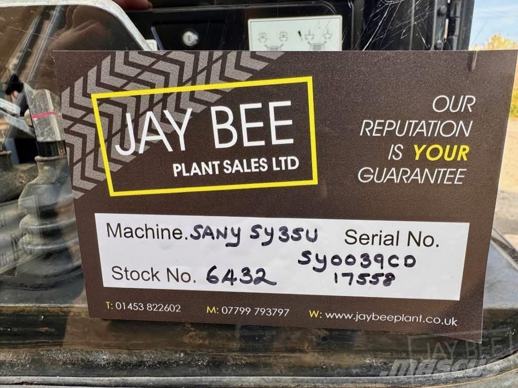 Sany SY 35 U Mini Escavadoras <7t