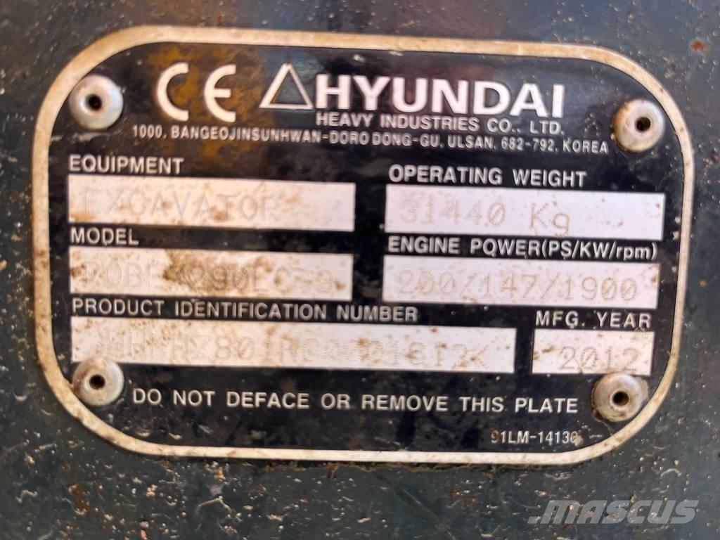 Hyundai Robex 290-9 Escavadoras de rastos