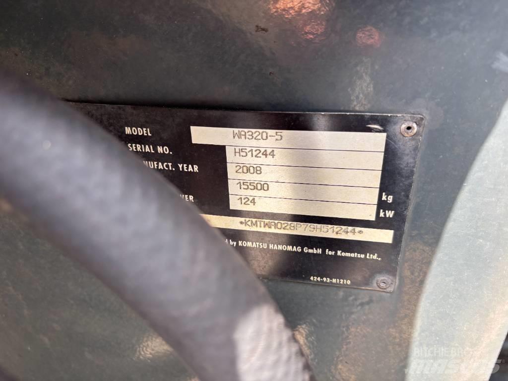 Komatsu WA 320-5 Pás carregadoras de rodas