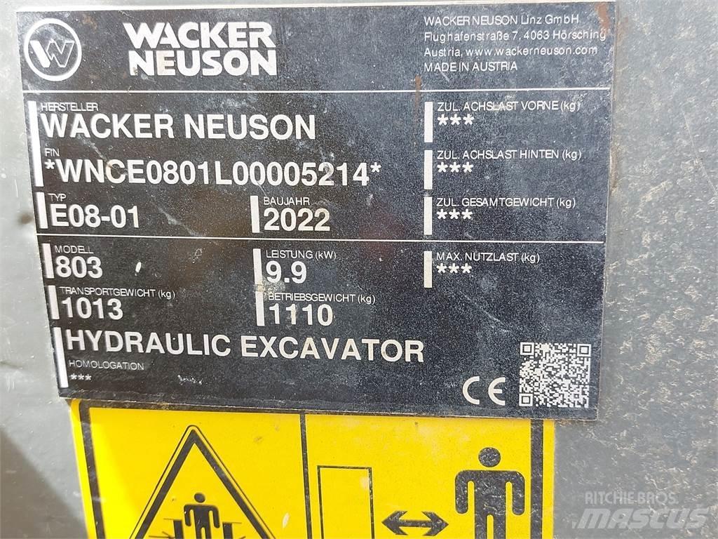 Wacker Neuson 803 Escavadoras de rastos