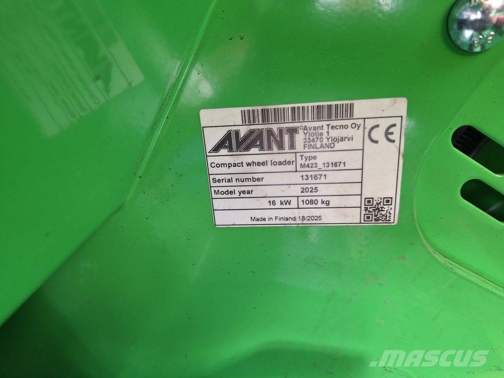 Avant 423 TDL Escavadoras especiais