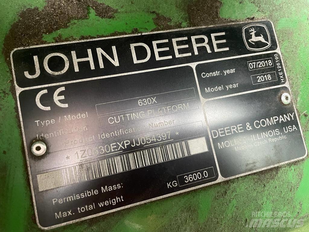 John Deere 630x Acessórios de ceifeiras debulhadoras