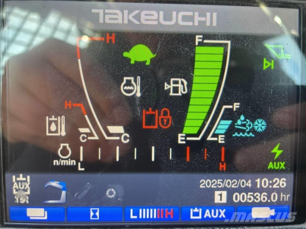 Takeuchi TL12 V2 Carregadoras de direcção deslizante