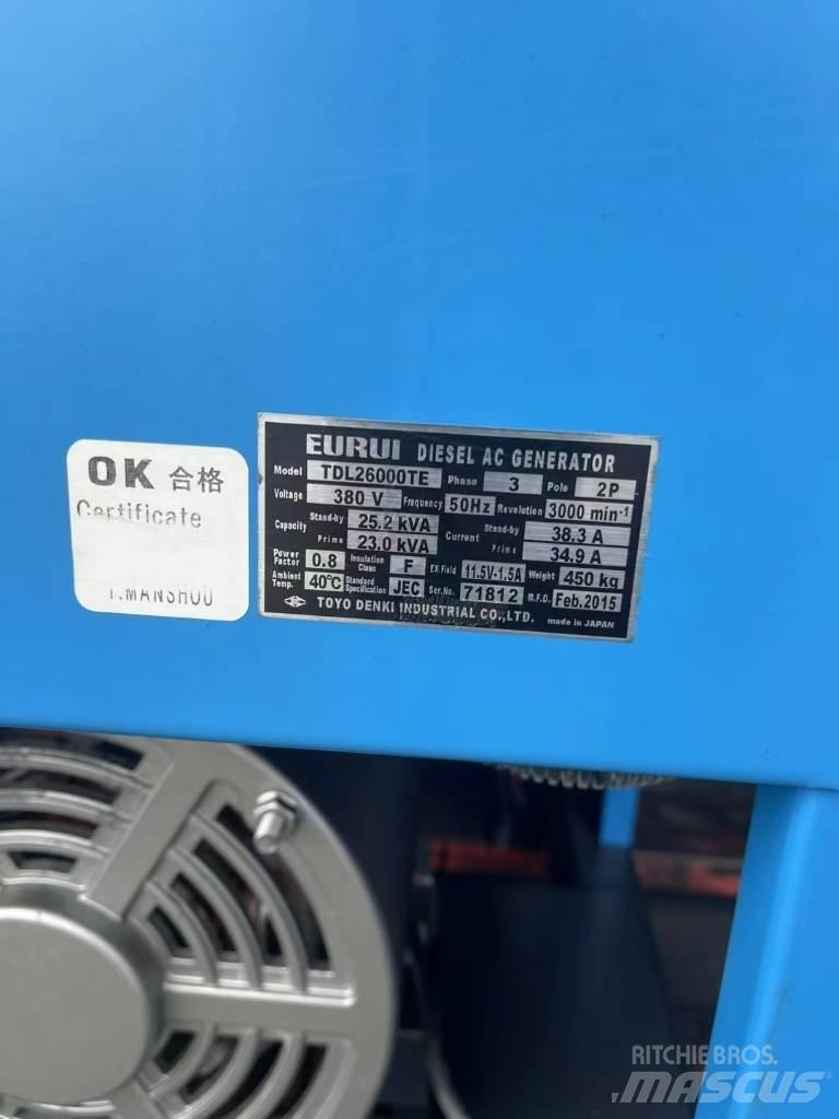Yanmar 25KVA Geradores Diesel