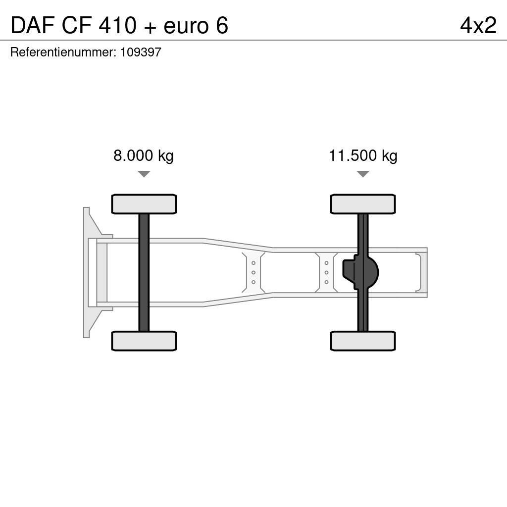 DAF CF 410 + euro 6 Tractores (camiões)