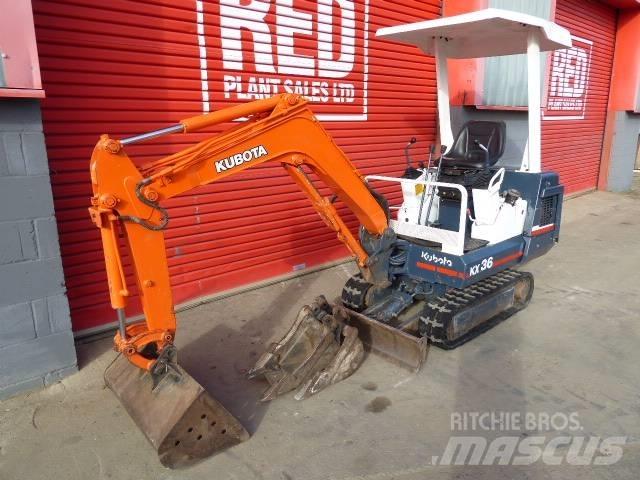 Kubota KX 36 Mini Escavadoras <7t