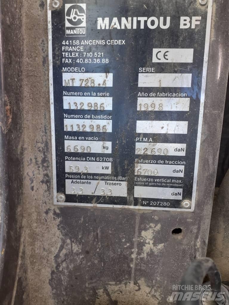 Manitou MT 728-4 Manipuladores telescópicos