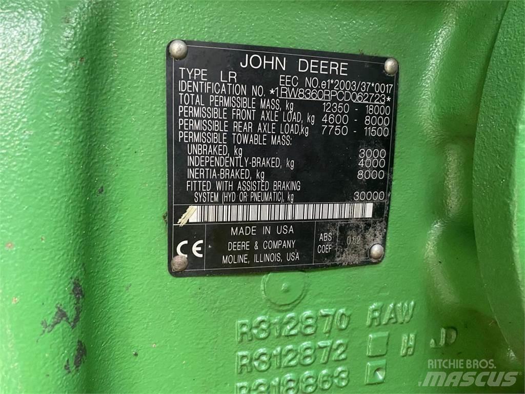 John Deere 8360R Tratores Agrícolas usados