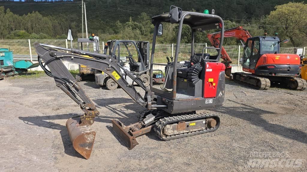 Volvo EC 18 Mini Escavadoras <7t