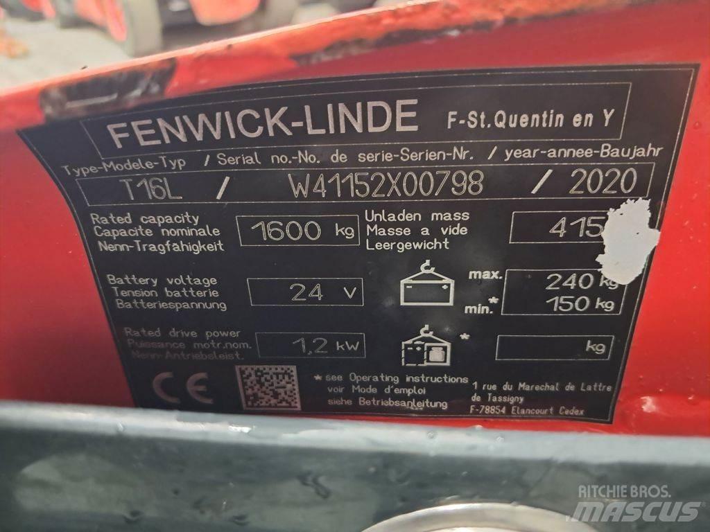 Linde T16L Movimentadores manuais de palettes