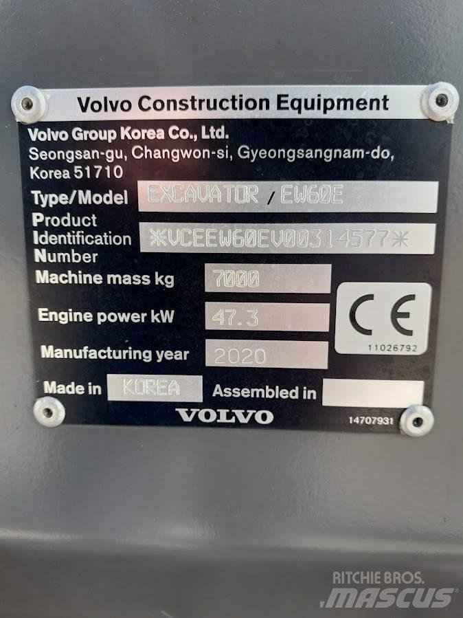 Volvo EW 60 E Escavadoras de rodas