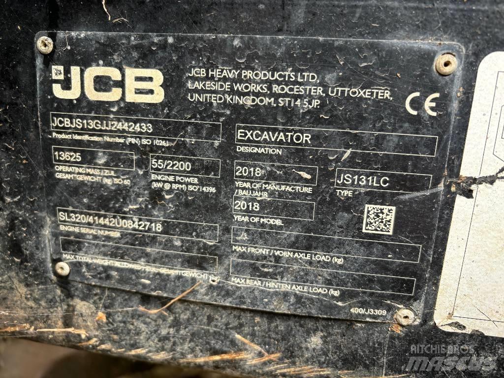 JCB JS 131 LC Escavadoras de rastos
