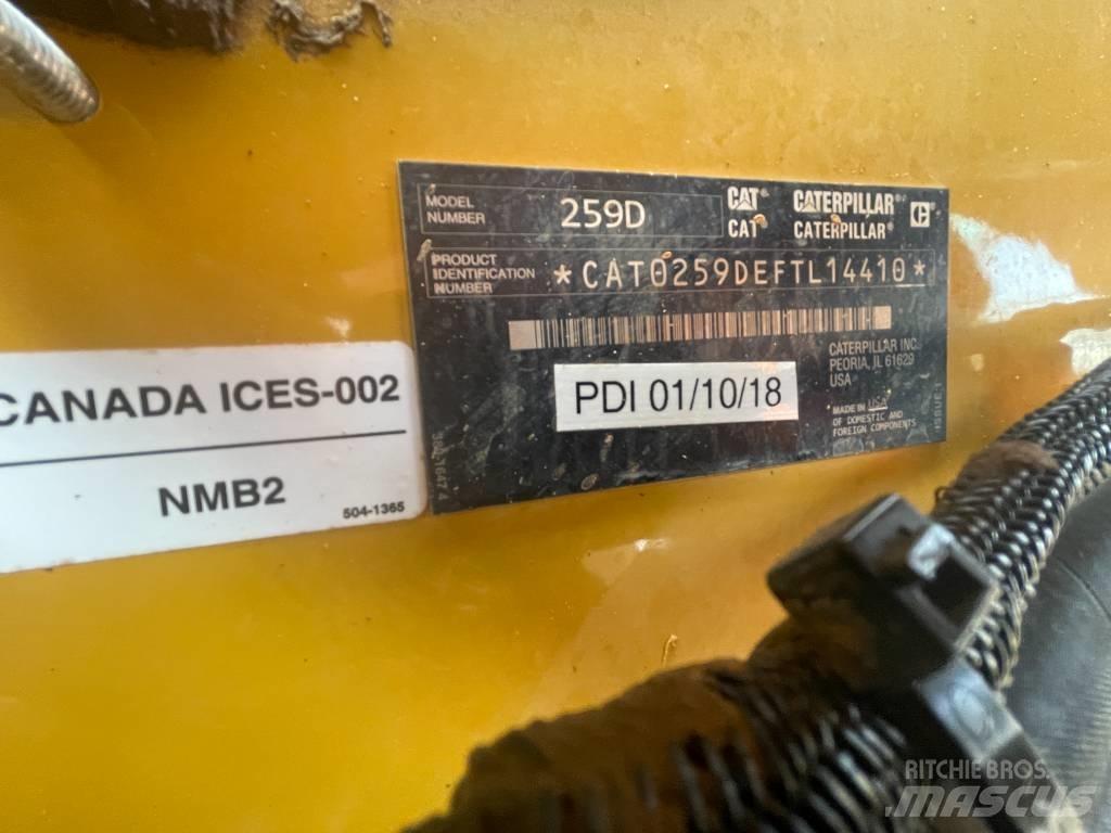 CAT 259 D Carregadoras de direcção deslizante