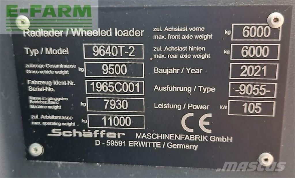 Schäffer 9640 t-2 Telescópicas para Agricultura