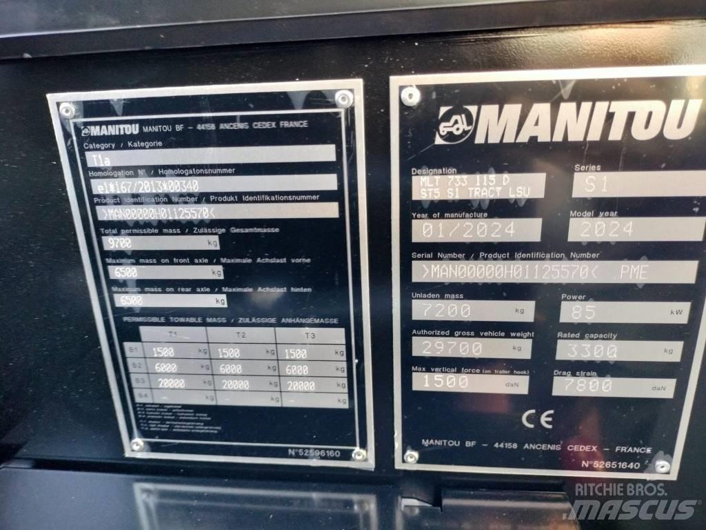 Manitou MLT733 Telescópicas para Agricultura
