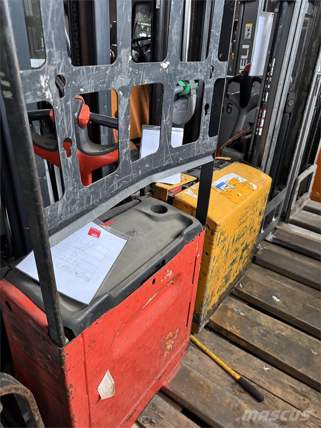 Linde T16 Empilhador para operador externo
