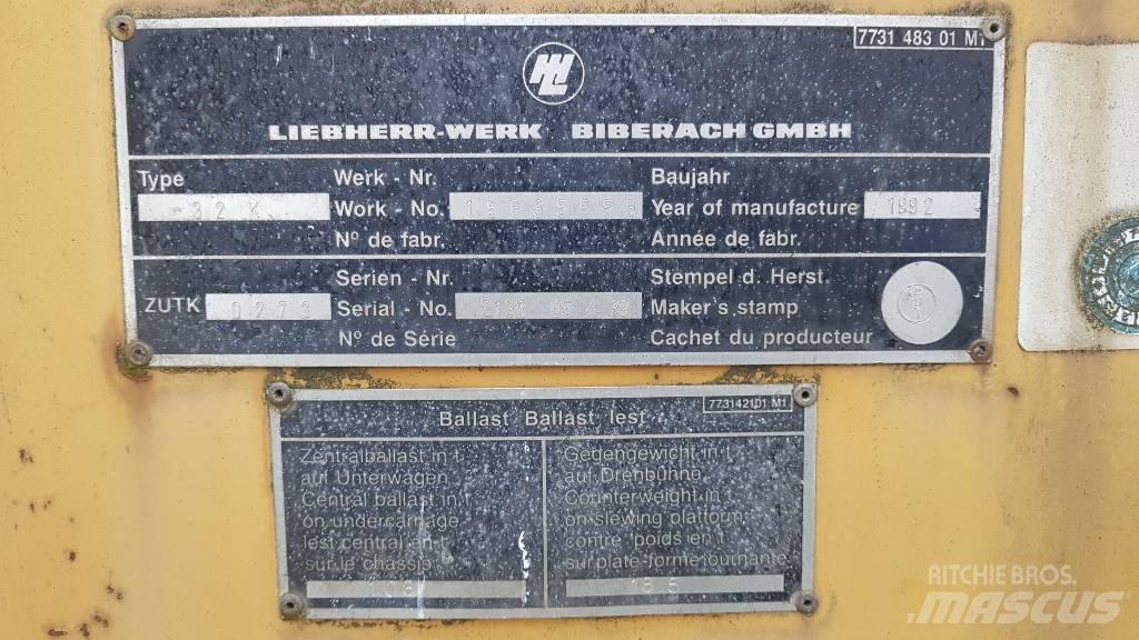 Liebherr K 32 Gruas de construção