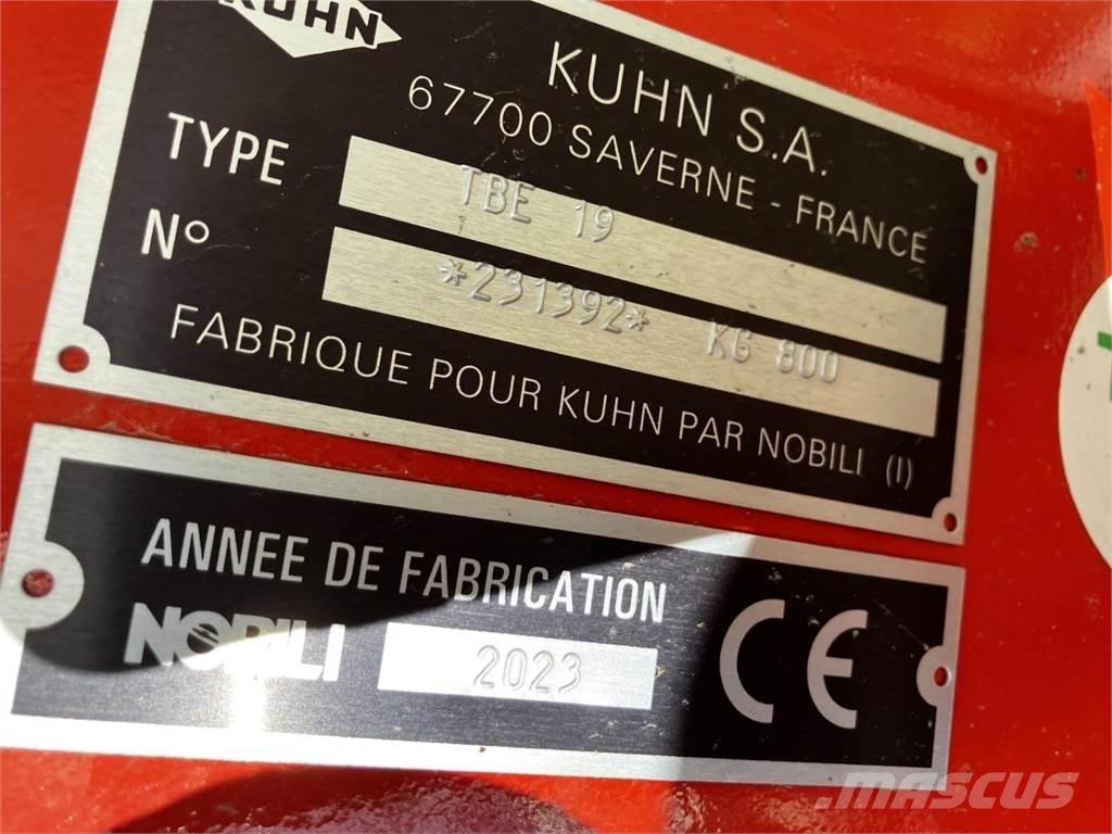 Kuhn TBE 19 Gadanheiras e cortadores de folhas para pastos