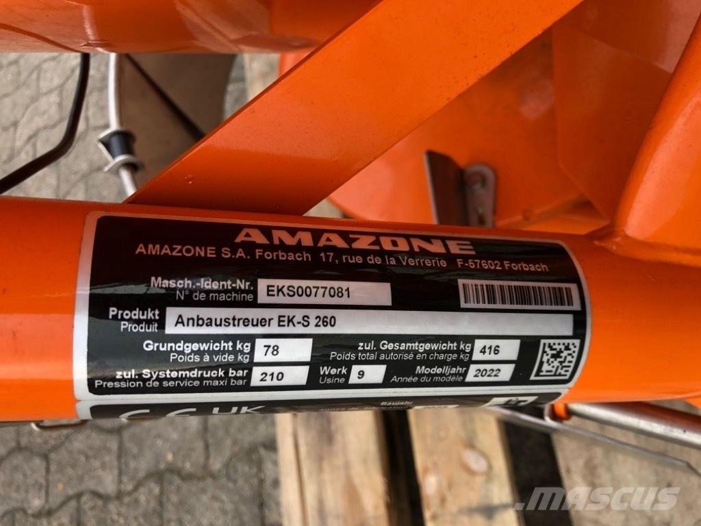 Amazone EKS 260 Espalhadores de areia e sal