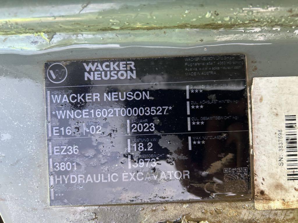 Wacker Neuson EZ36 Escavadoras de rastos