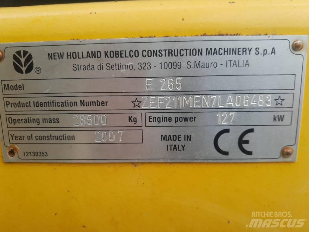 New Holland E 265 Escavadoras de rastos