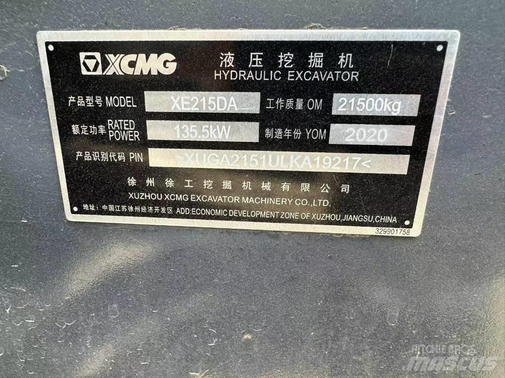 XCMG XE 215 DA Escavadoras de rastos