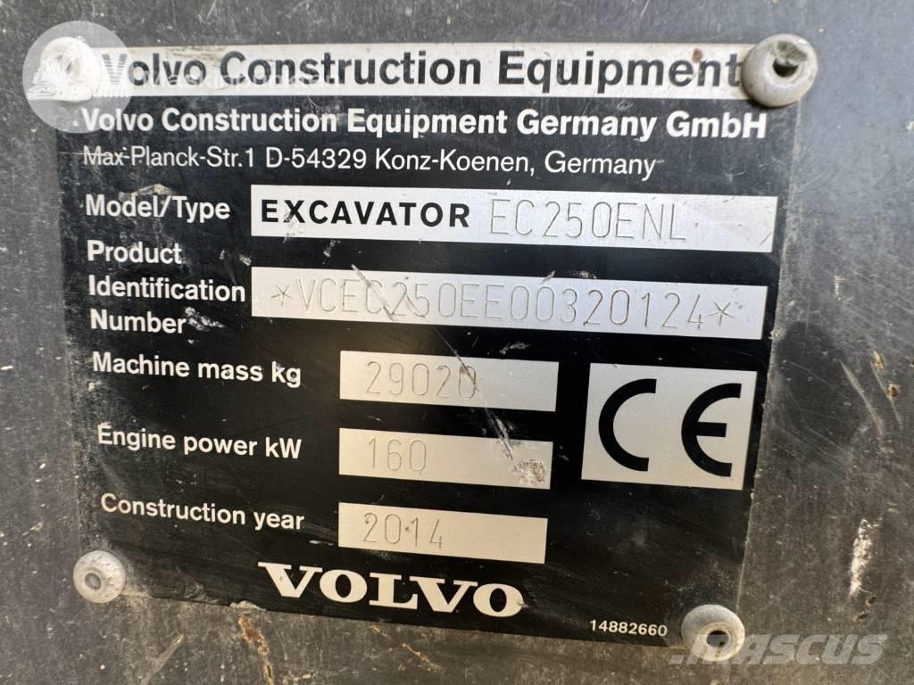 Volvo EC 250 E N L Escavadoras de rastos