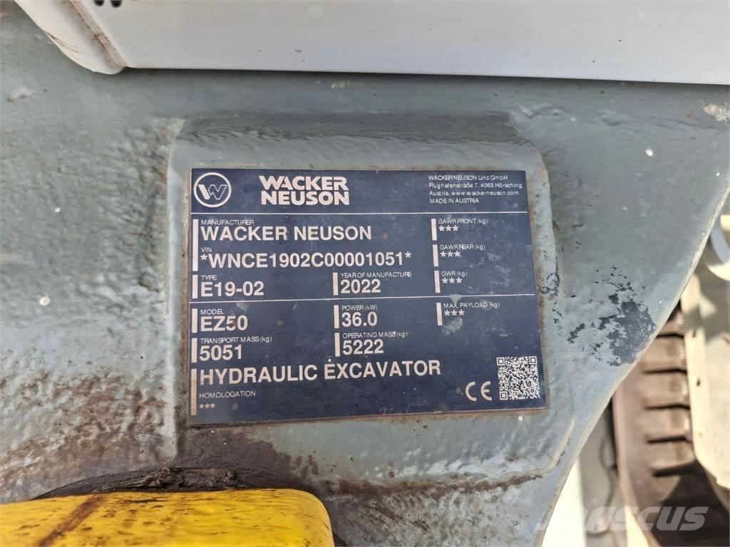 Wacker Neuson EZ50 Escavadoras de rastos
