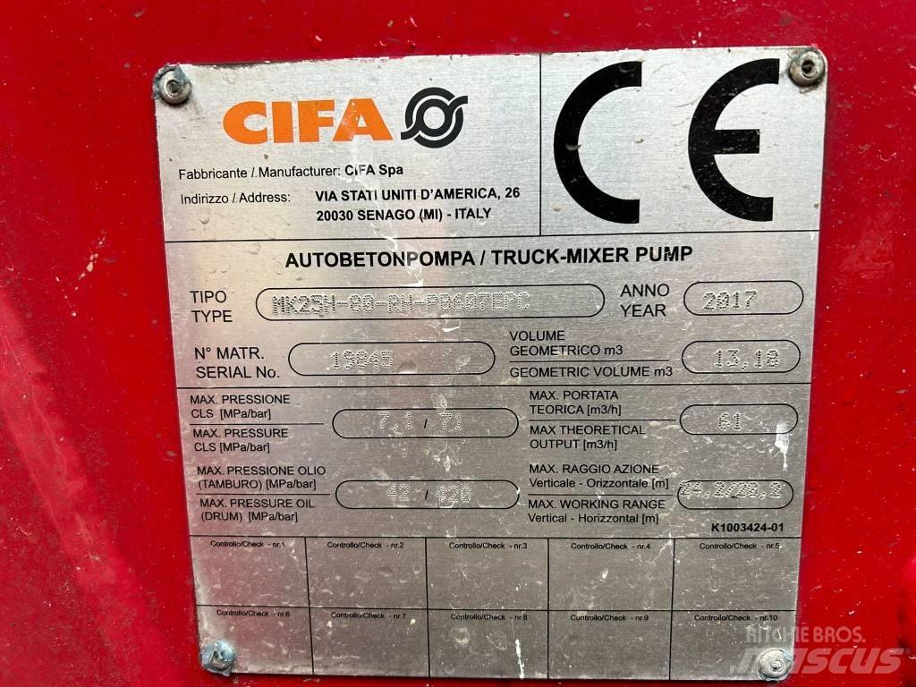 Cifa MK25H Carbotech Camiões bomba Betão