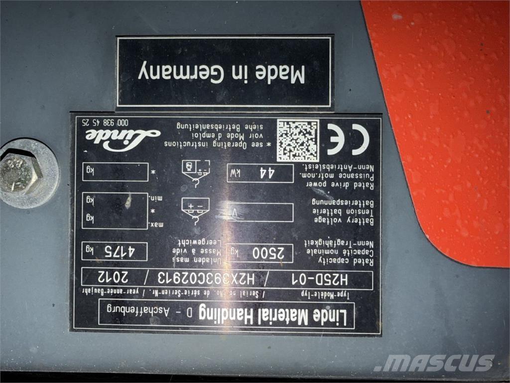 Linde H25D-01 Empilhadores Diesel