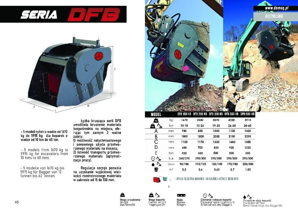  DEMOQ DFB200 Baldes britadores