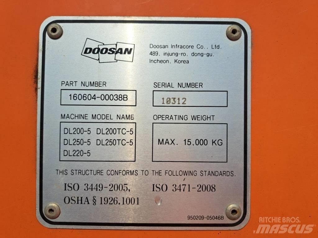 Doosan DL 220 Pás carregadoras de rodas
