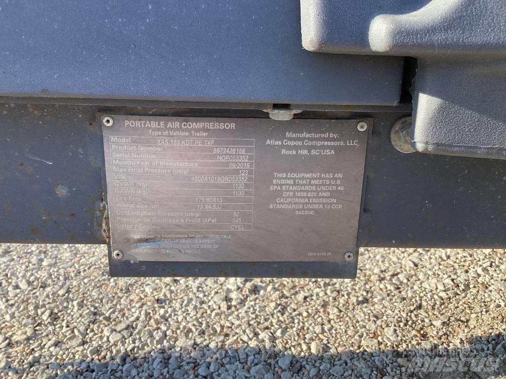 Atlas Copco XAS 185 Compressores