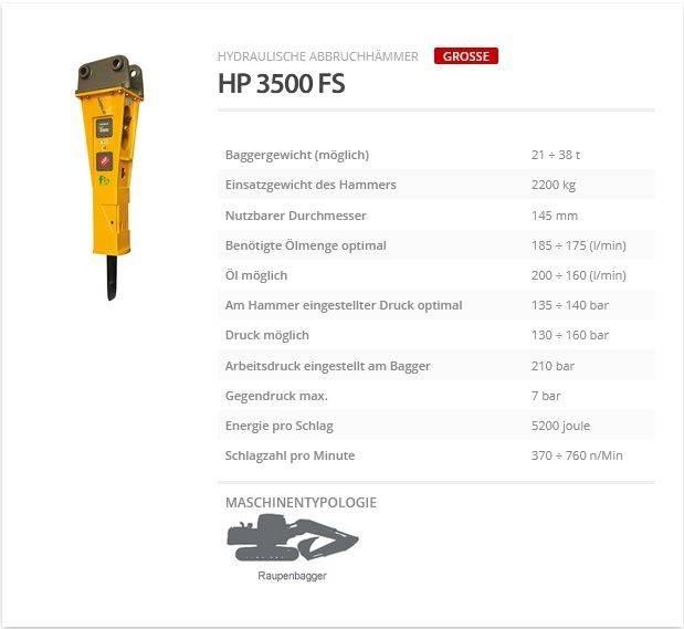 Indeco HP 3500 FS Martelos Hidráulicos