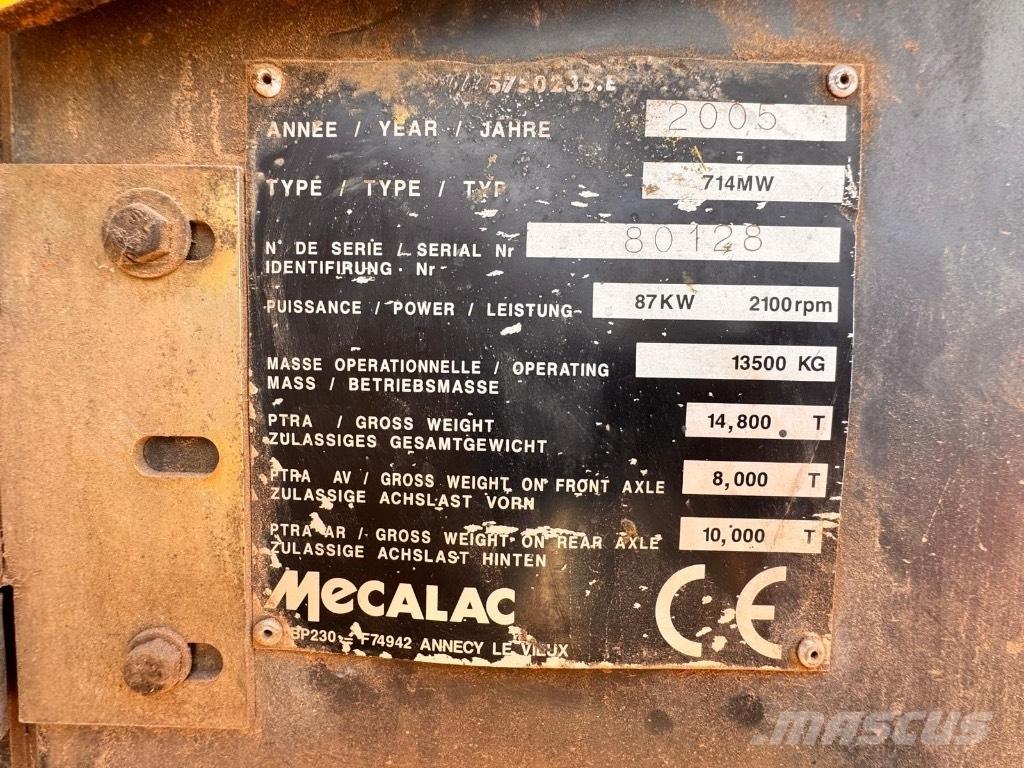 Mecalac 714 MW Escavadoras de rodas