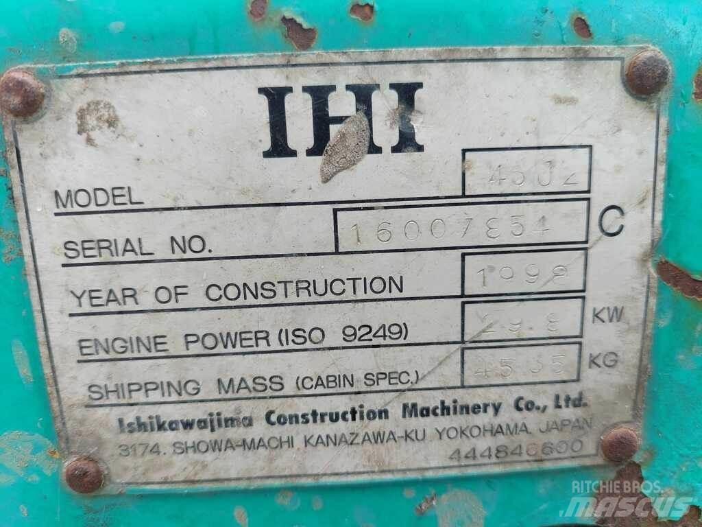 IHI 45J Mini Escavadoras <7t