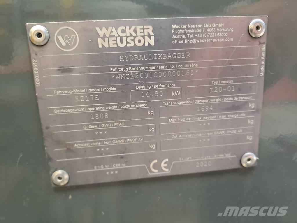 Wacker Neuson EZ17e Escavadoras de rastos