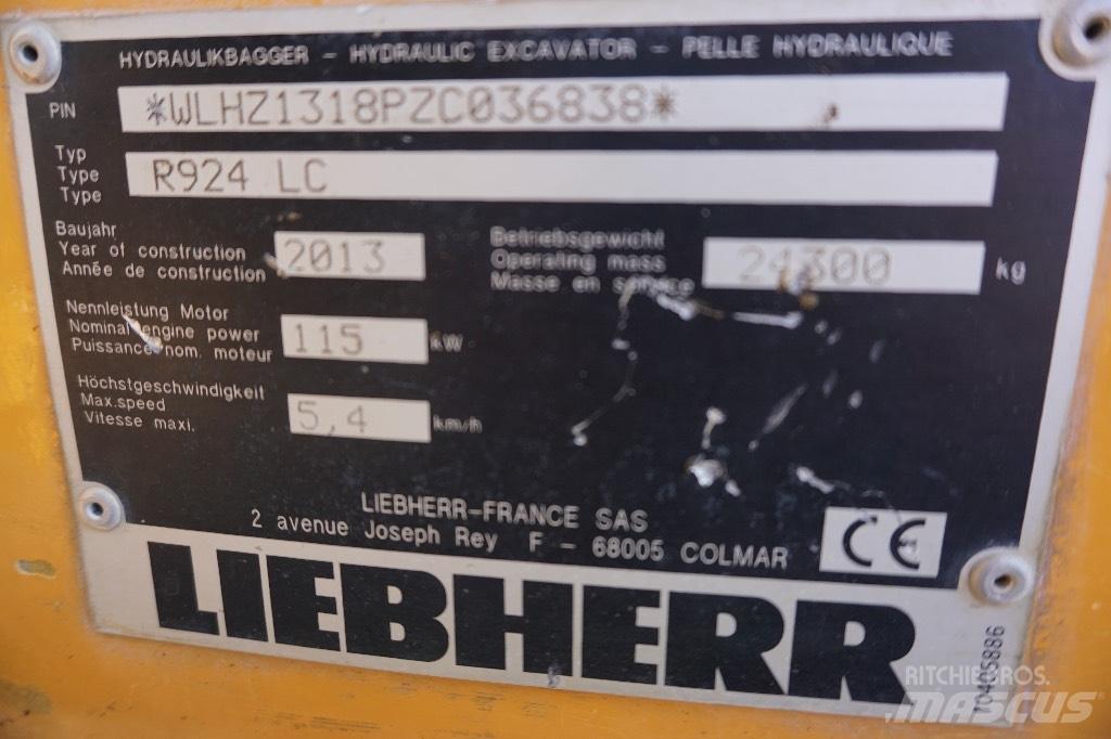 Liebherr R 924 LC Escavadoras de rastos