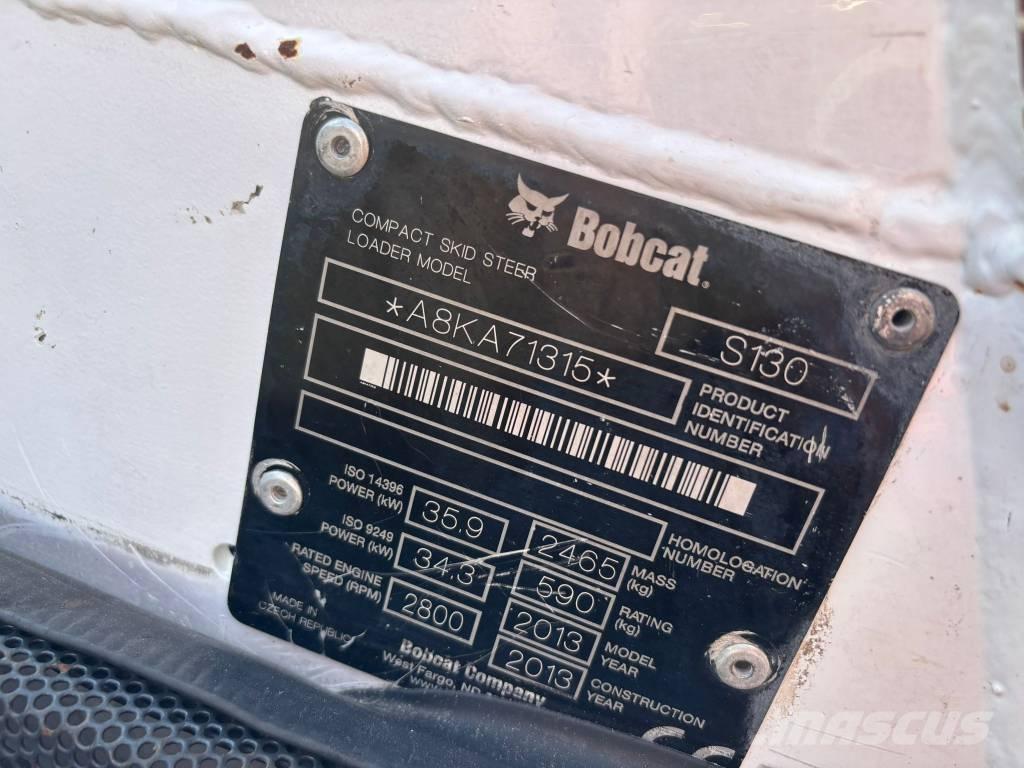 Bobcat S 130 Carregadoras de direcção deslizante