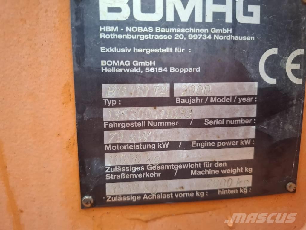 Bomag BG 110 TA Motoniveladoras