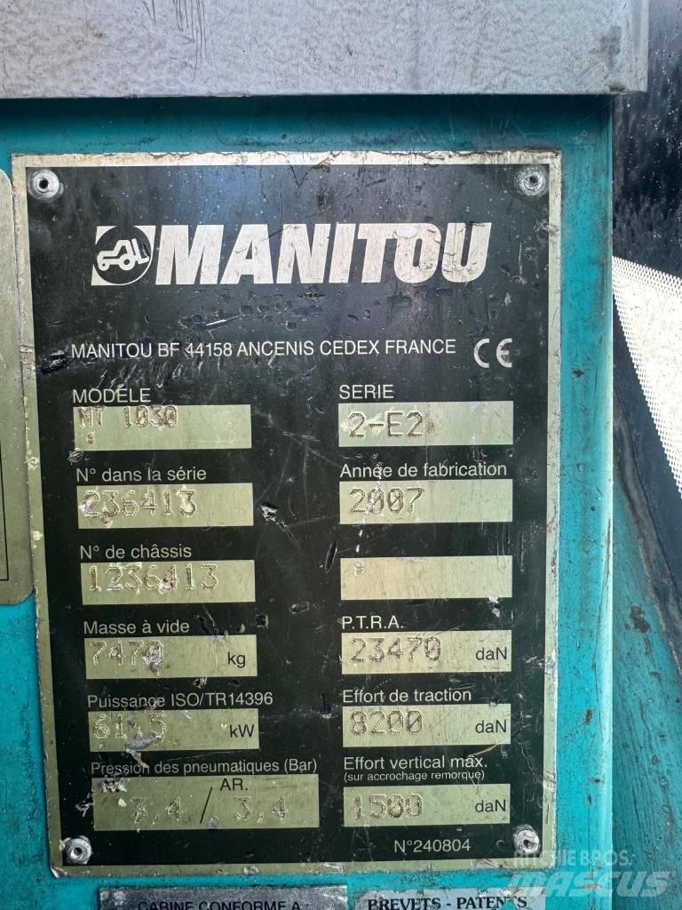 Manitou MT 1030 S Manipuladores telescópicos