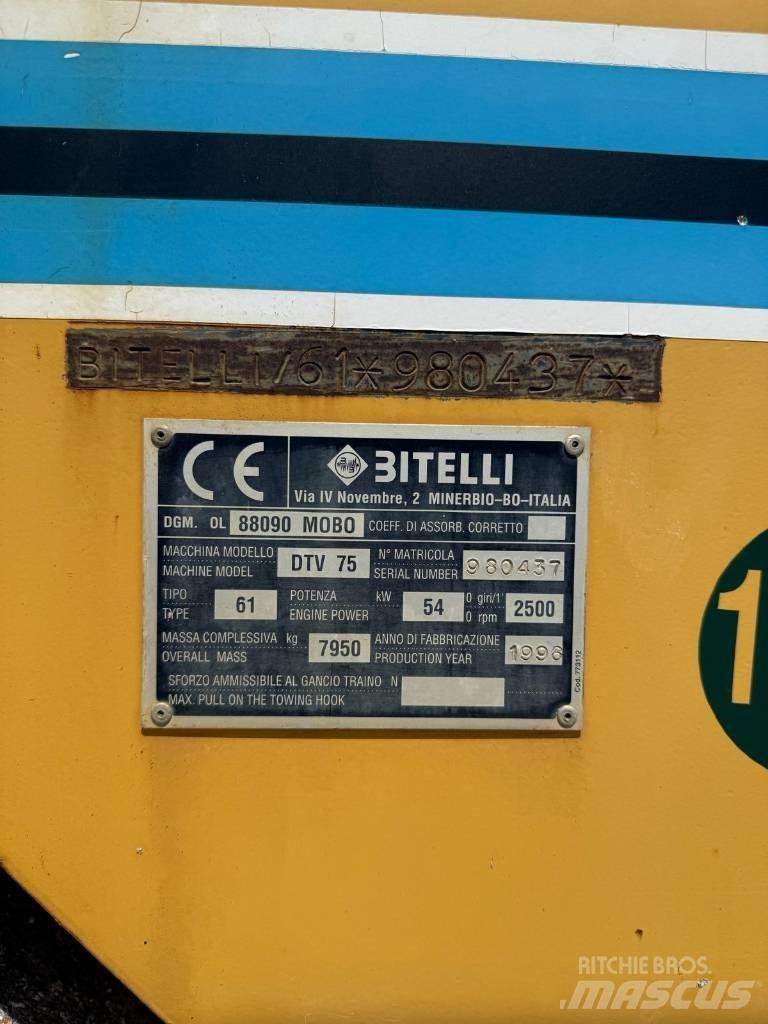 Bitelli DTV 75 Cilindros Compactadores tandem