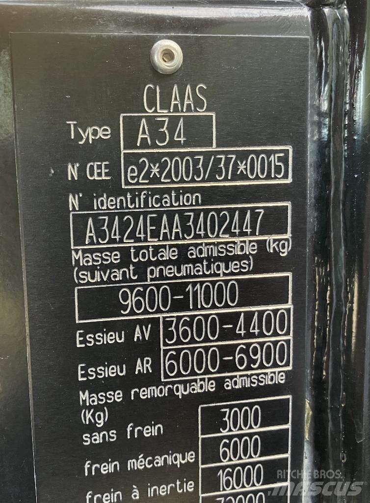 claas 550 cis Tratores Agrícolas usados