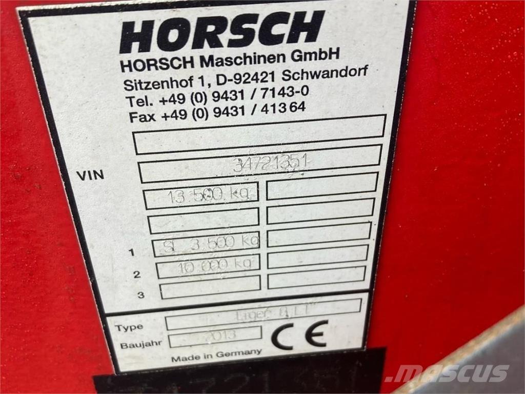 Horsch Tiger 8 LT Cultivadoras