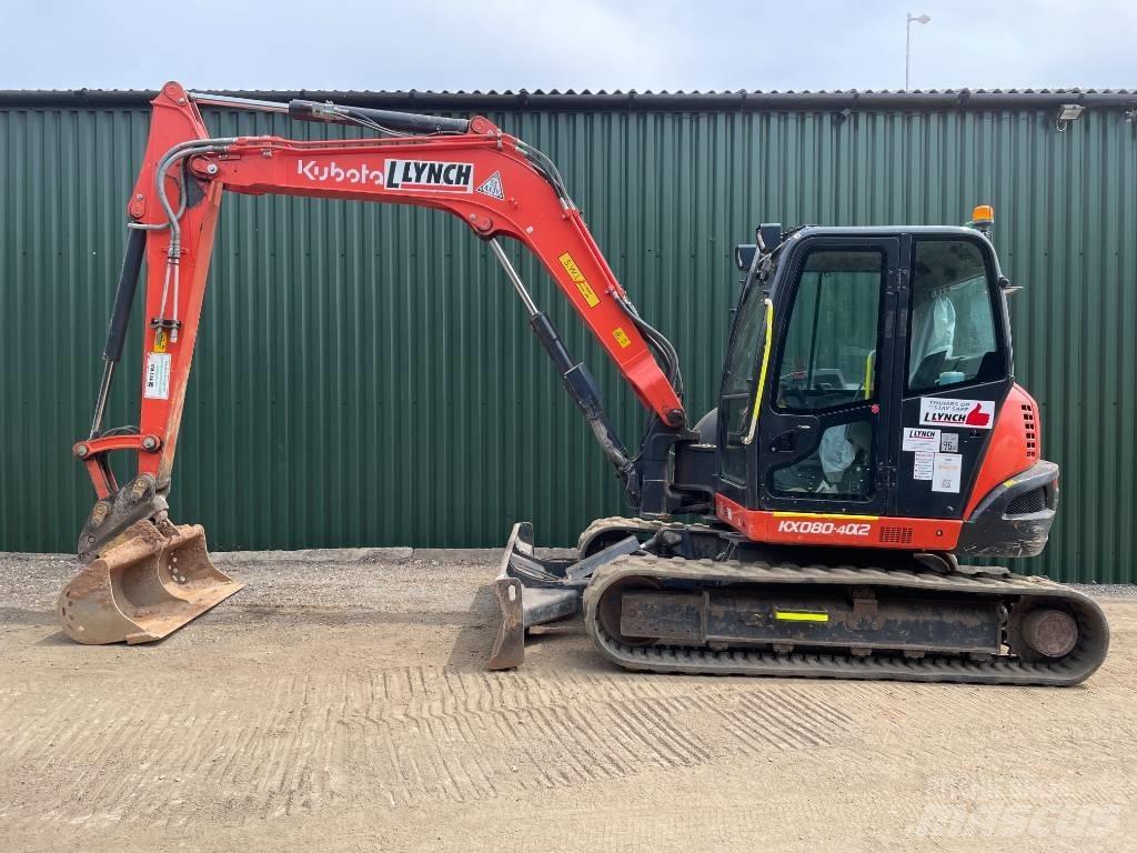 Kubota KX 080 Escavadoras Midi 7t - 12t