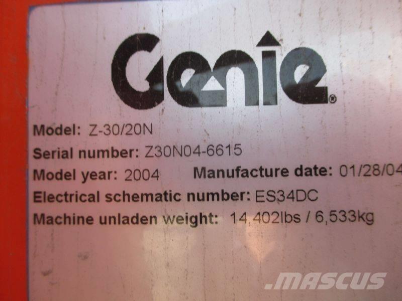 Genie Z 30/20 N Elevadores braços articulados