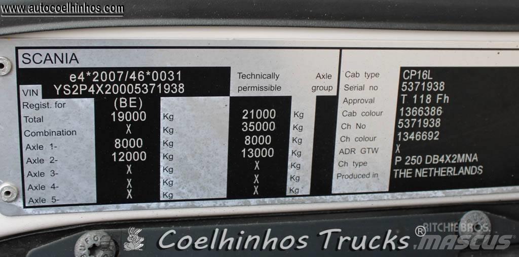 Scania P 250 Camiões de caixa fechada