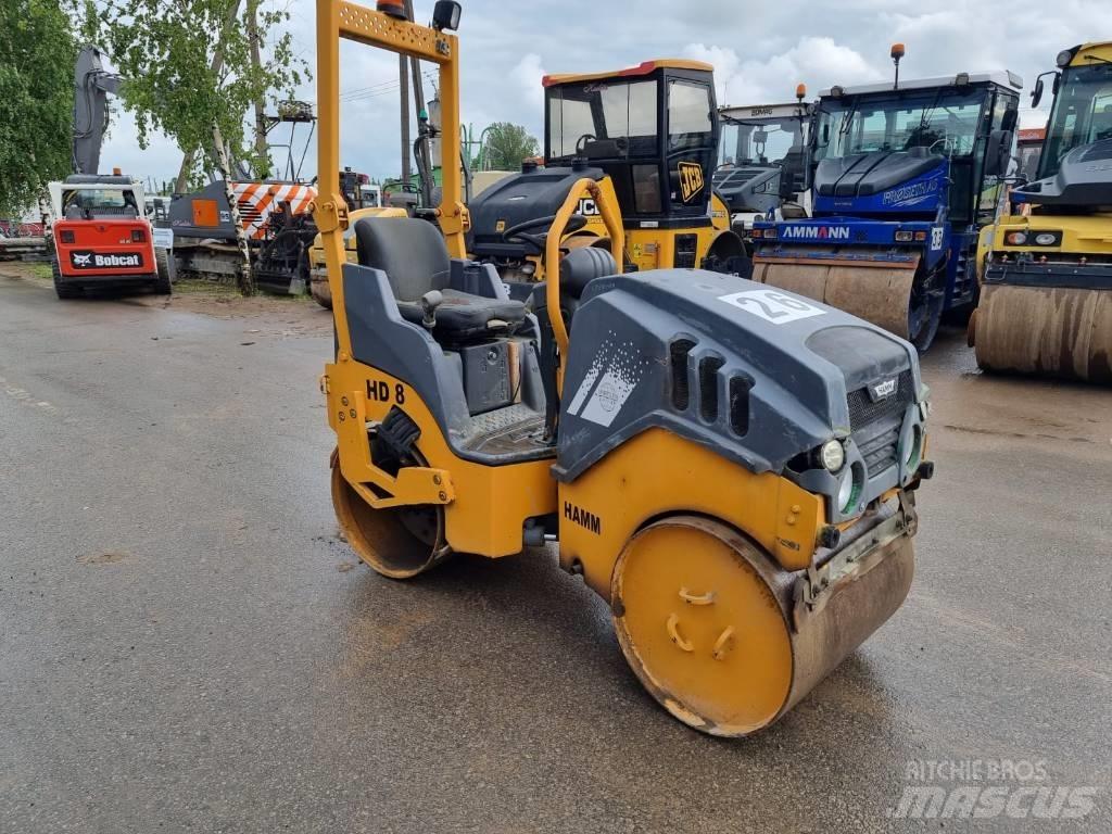 Hamm HD8 CW Cilindros Compactadores tandem