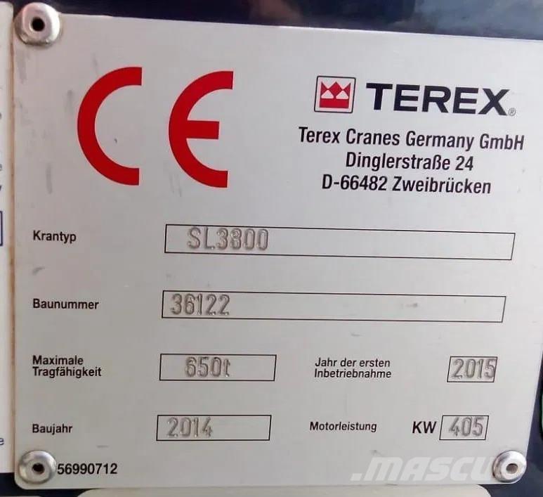 Terex SL 3800 Gruas de rastos