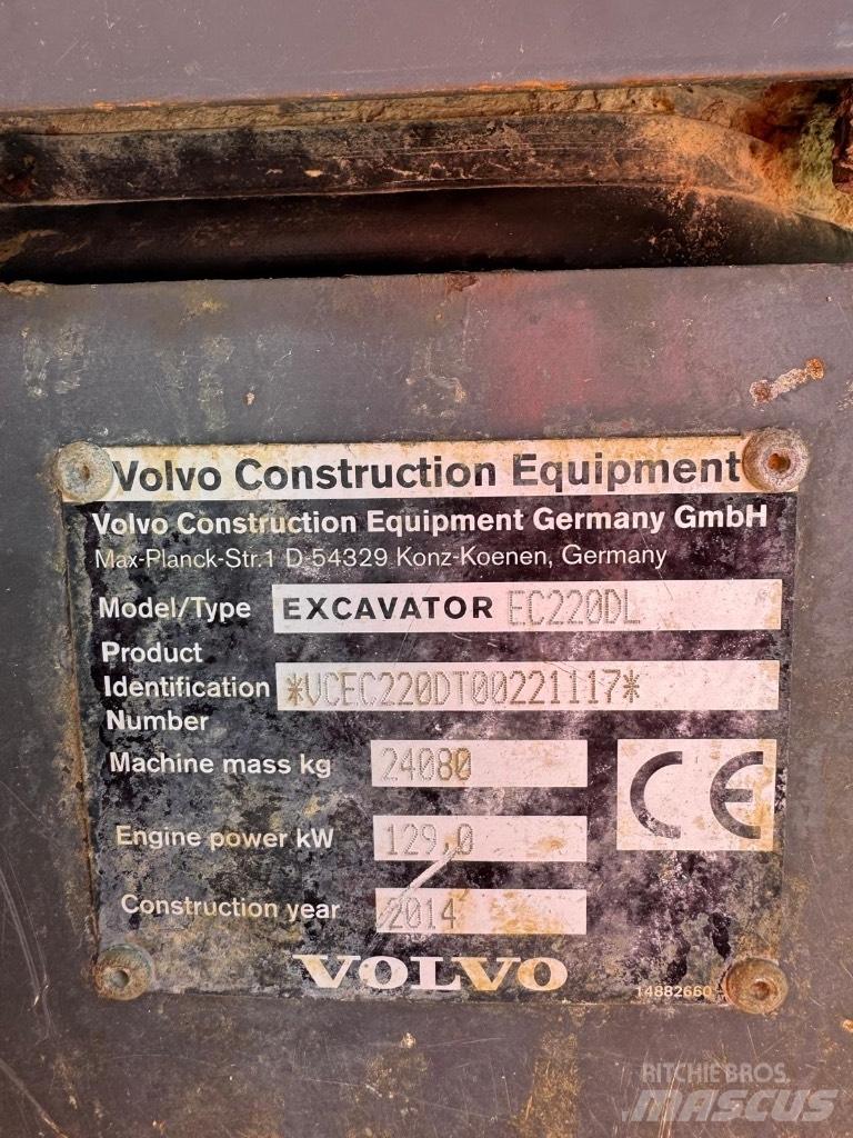 Volvo EC 220 DL Escavadoras de rastos